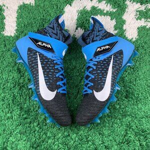 Nike Alpha Menace Elite 2 Blue Football Cleats Men Size 9 BV2077-001